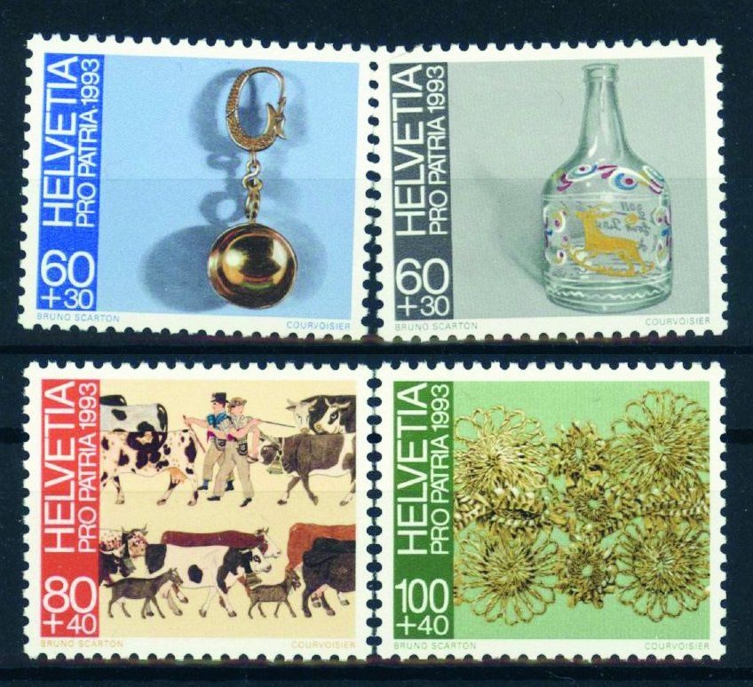 Tutti i francobolli: 1993, Pro Patria, postfrisch ** (1) – Usato da Willisau venduto da Vollstempel