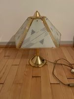 Edle stylische Messing Tischlampe, 3-flammig, Vintage