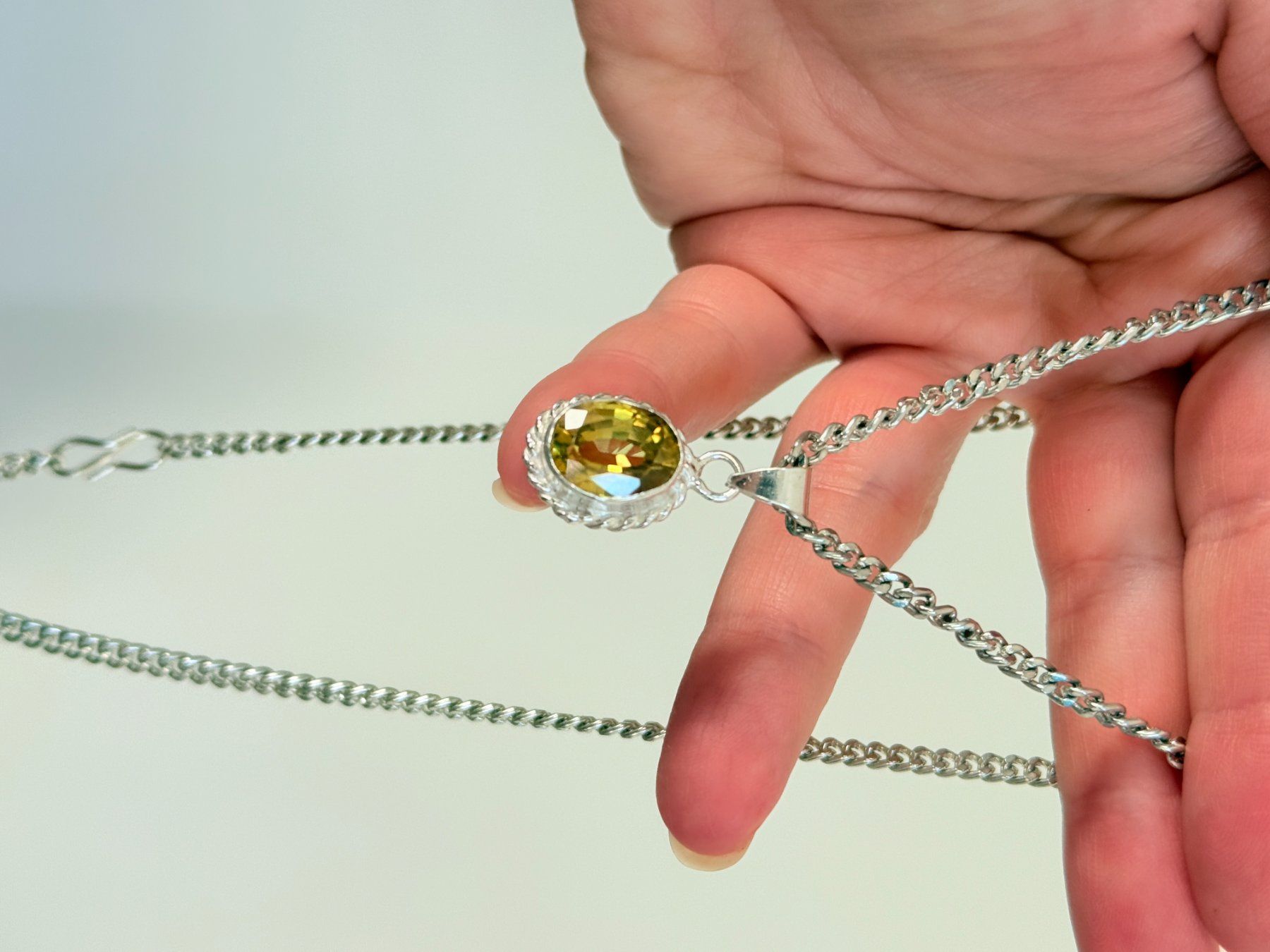 Catenine: 7.25 Ct Collier avec CERTIFICATE – Nuovo e nell'imballaggio originale da Genève venduto da AWWA 2