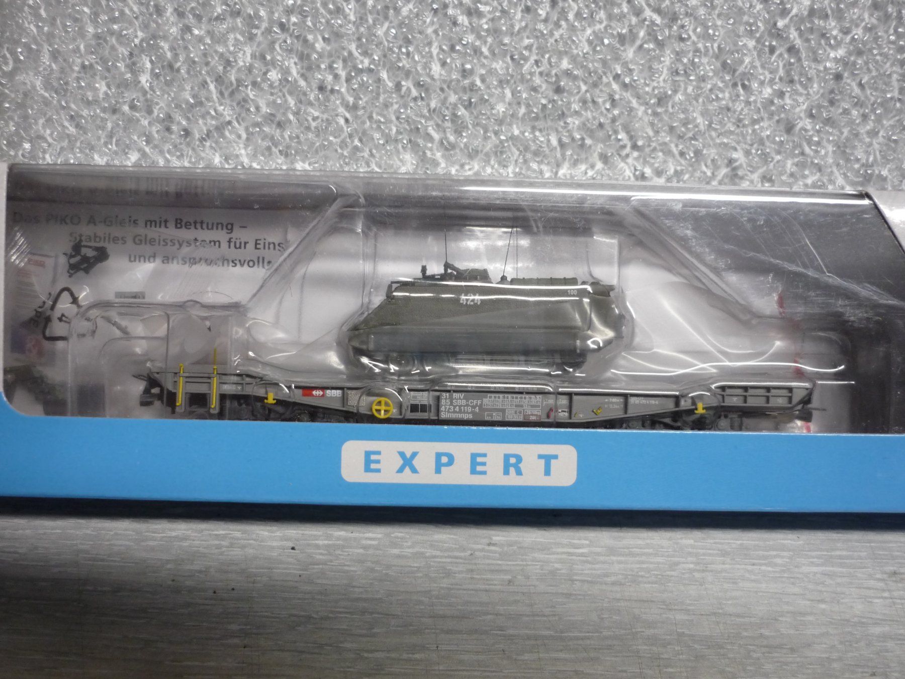 Kit Maquette Wagon Plateforme Chars – échelle 1:35 – Modèle SSyms 80 – à Partir De 14 Ans