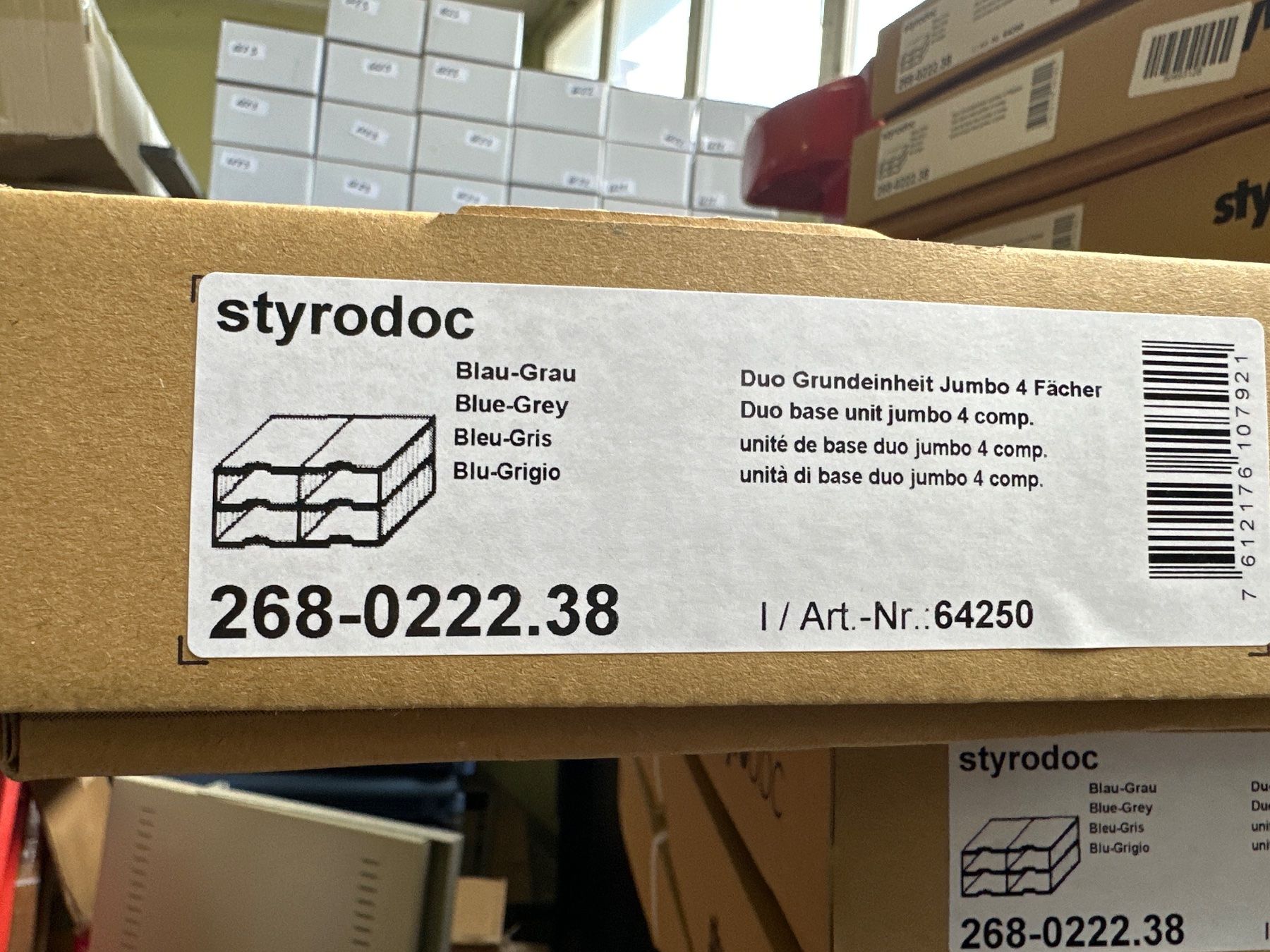 Altro in Decorazioni & Accessori: styro® Sortierstation styrodoc Jumbo, DIN C4, blau – Nuovo e nell'imballaggio originale da Necker venduto da liq24 2