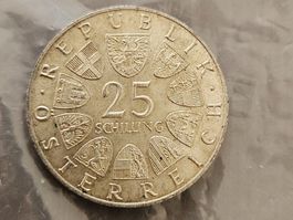 25 shilling 1967 - argent
