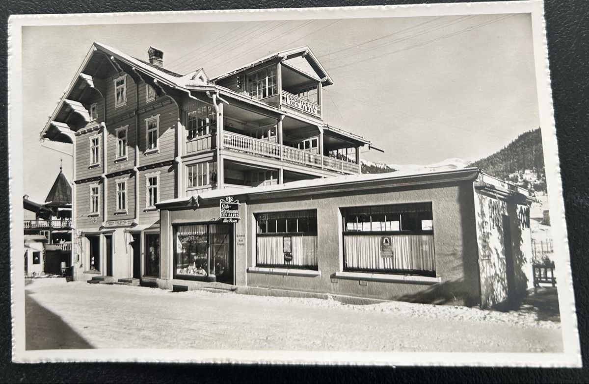 Cartoline postali: Davos Hotel Des Alpes  – Usato da Horw venduto da Tellbub