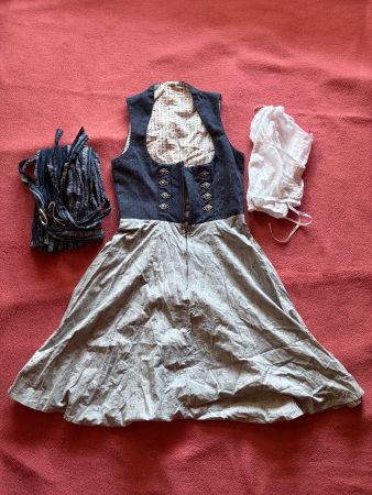 Dirndl Almsach + Bluse Krüger - Gr. 36/38 - Oktoberfest