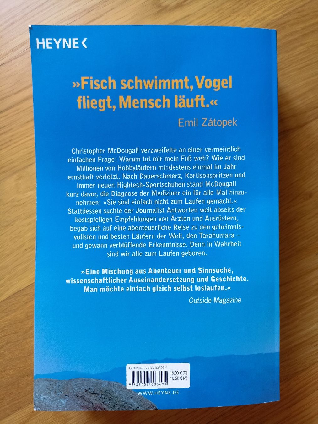 Libri: Buch BORN TO RUN Christopher McDougall – Usato da Rotkreuz venduto da noe_kal 1