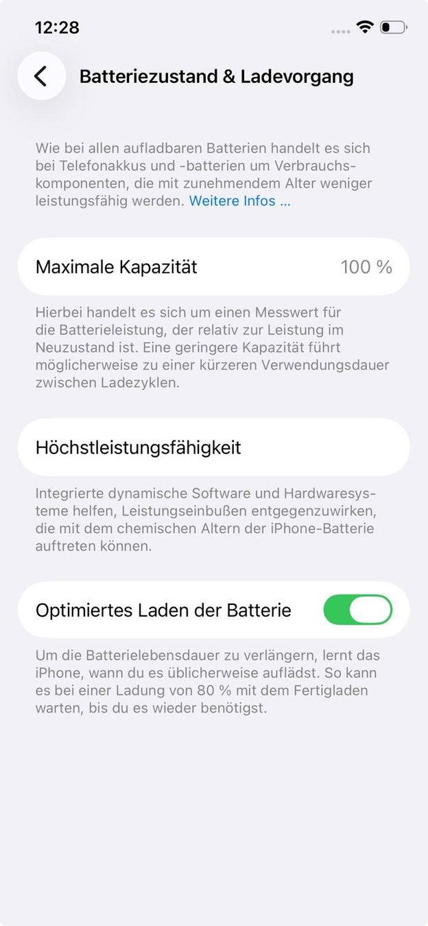 Apple Handys / Smartphones: iPhone 12 64 GB Schwarz - 100% Akku – Gebraucht aus Hirschthal von mei_z69s 2
