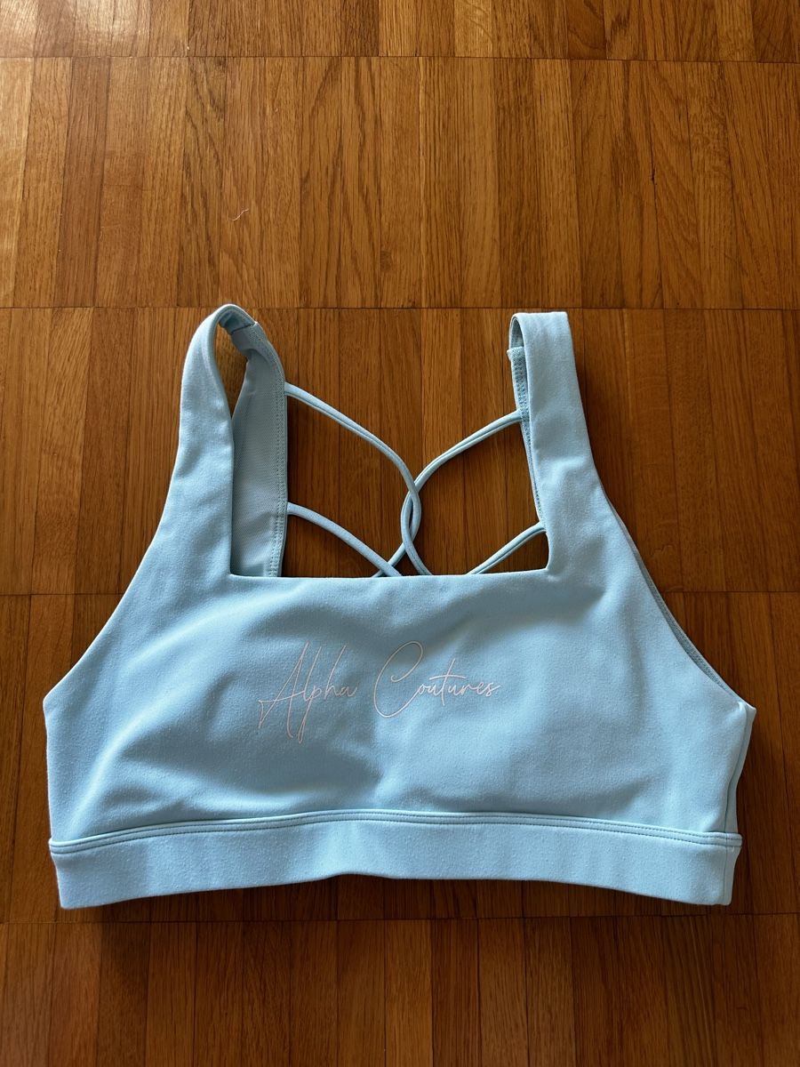Tops: Türkiser Sport BH Alpha Coutures – Gebraucht aus Winterthur von GloSte08