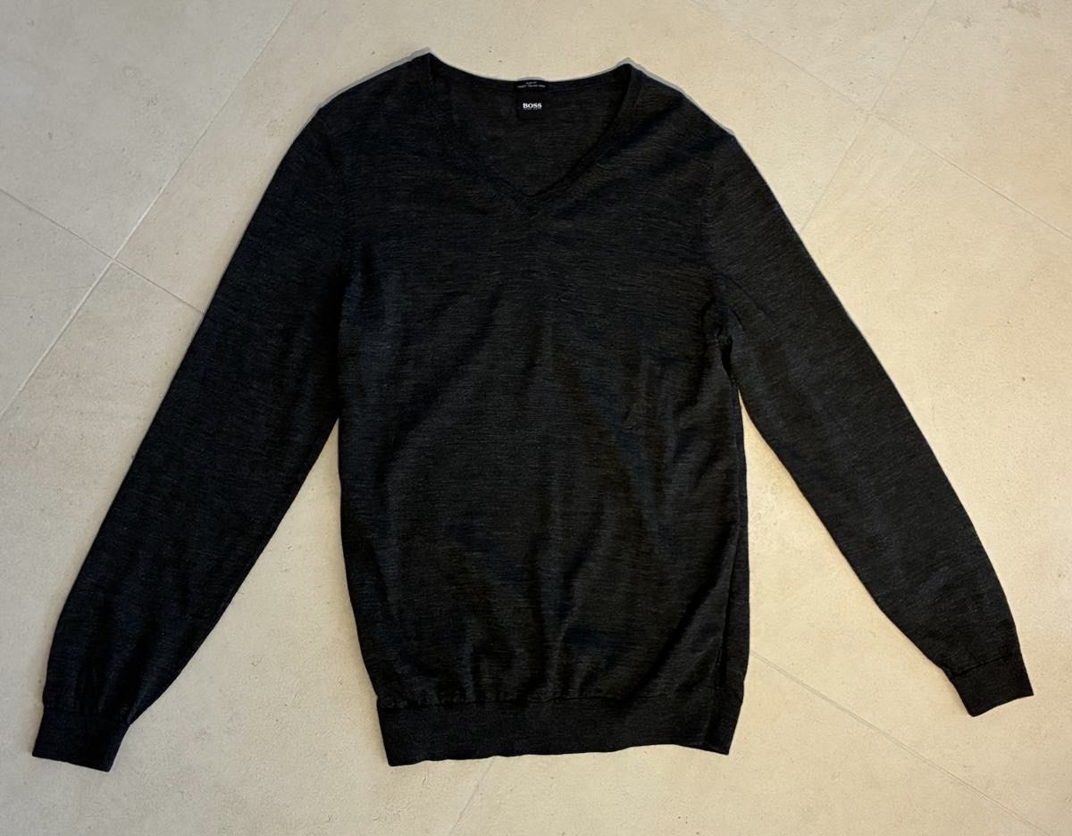 Hugo Boss Maglioni & Felpe: Hugo Boss Herren Wollpullover, schwarz Grösse XL – Usato da Unterengstringen venduto da Aed1