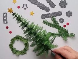 Stanzschablone Nr.232, Tannenbaum 3D (Sizzix geeignet)