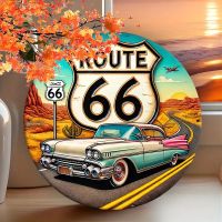 Deko Metall schild Route 66 USA