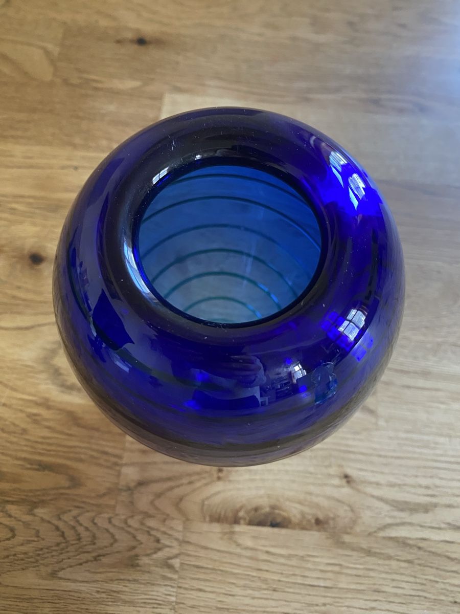 Vasi & Recipienti: Blaue Vase signiert – Usato da Flawil venduto da Naphtali 2