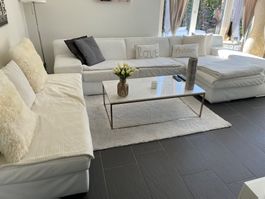 Ecksofa weiss gebraucht guter Zustand