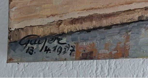 Gemälde: Gemälde von Walter Guyer – Gebraucht aus Schindellegi von Etzelkulm 1