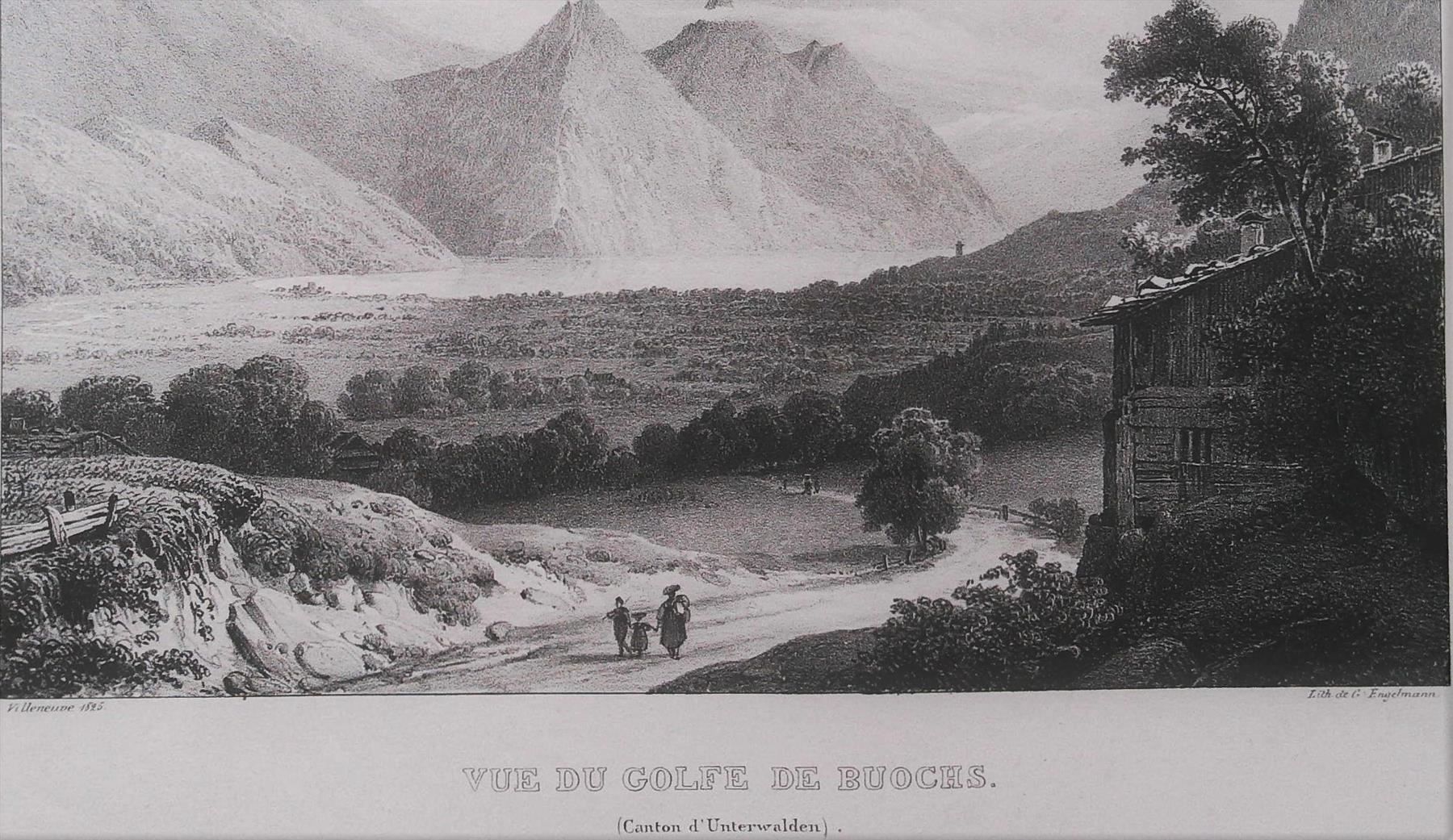 Incisioni: Buochs Litho von Engelmann – Usato da Rafz venduto da Helvet32 1