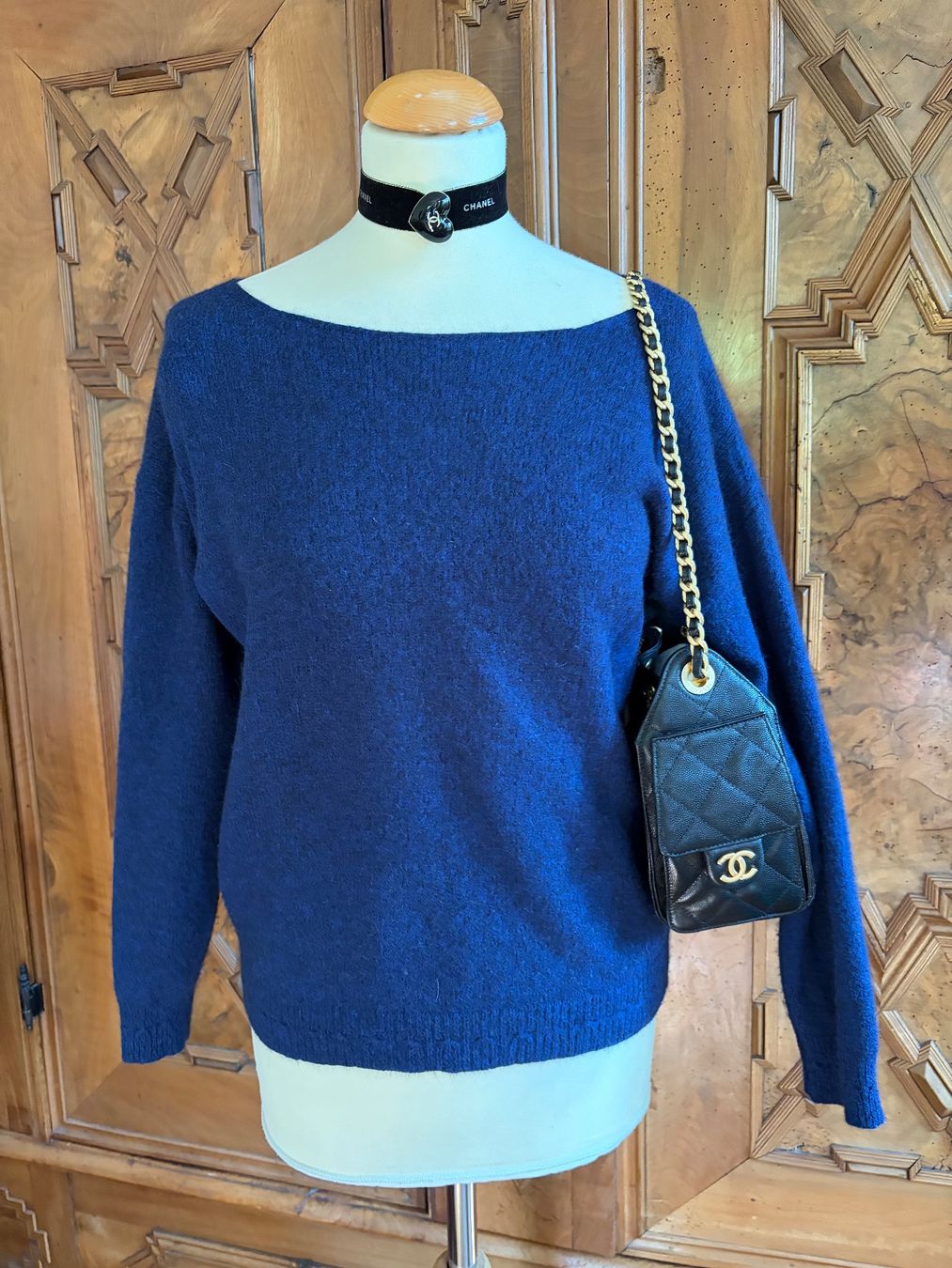 Maglioni & Felpe: MAISON ANJE  Pullover  Größe S/M Farbe: Blau – Usato da Interlaken venduto da Bona55 1