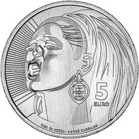 Portugal - 5 Euro (Simone de Oliveira) 2025 UNC