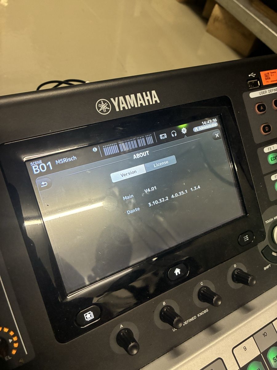 Yamaha Console di mixaggio: Yamaha TF-1 – Usato da Rotkreuz venduto da Dreinle 1