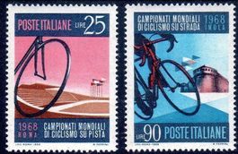 ITALIEN 1968 RADWELTMEISTERSCHAFT **POSTFRISCH** - M110