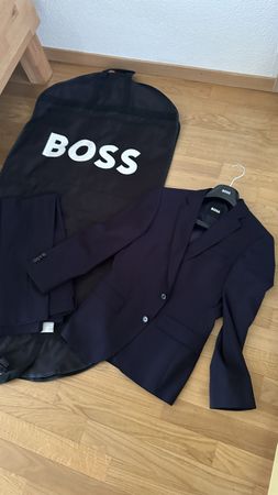BOSS ANZUG SLIM FIT NAVY