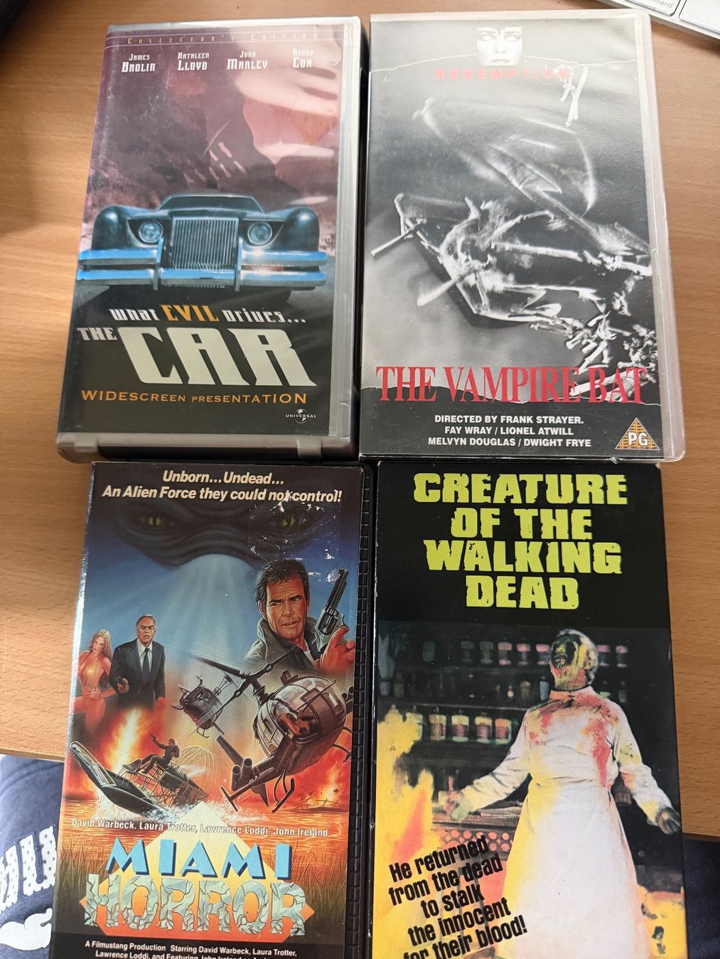 Tutti i VHS: 4 Horror Vhs USA NTSC – Usato da Minusio venduto da vertigoozBazar4u