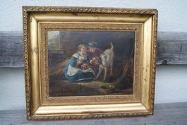 "La naissance" , Gemälde J. Bibron Belloc