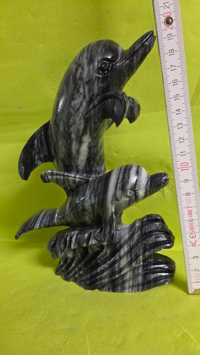 Sculture & Statue: Delfine 20cm aus Marmor – Nuovo (secondo la descrizione) da Roggliswil venduto da Mabelco 4