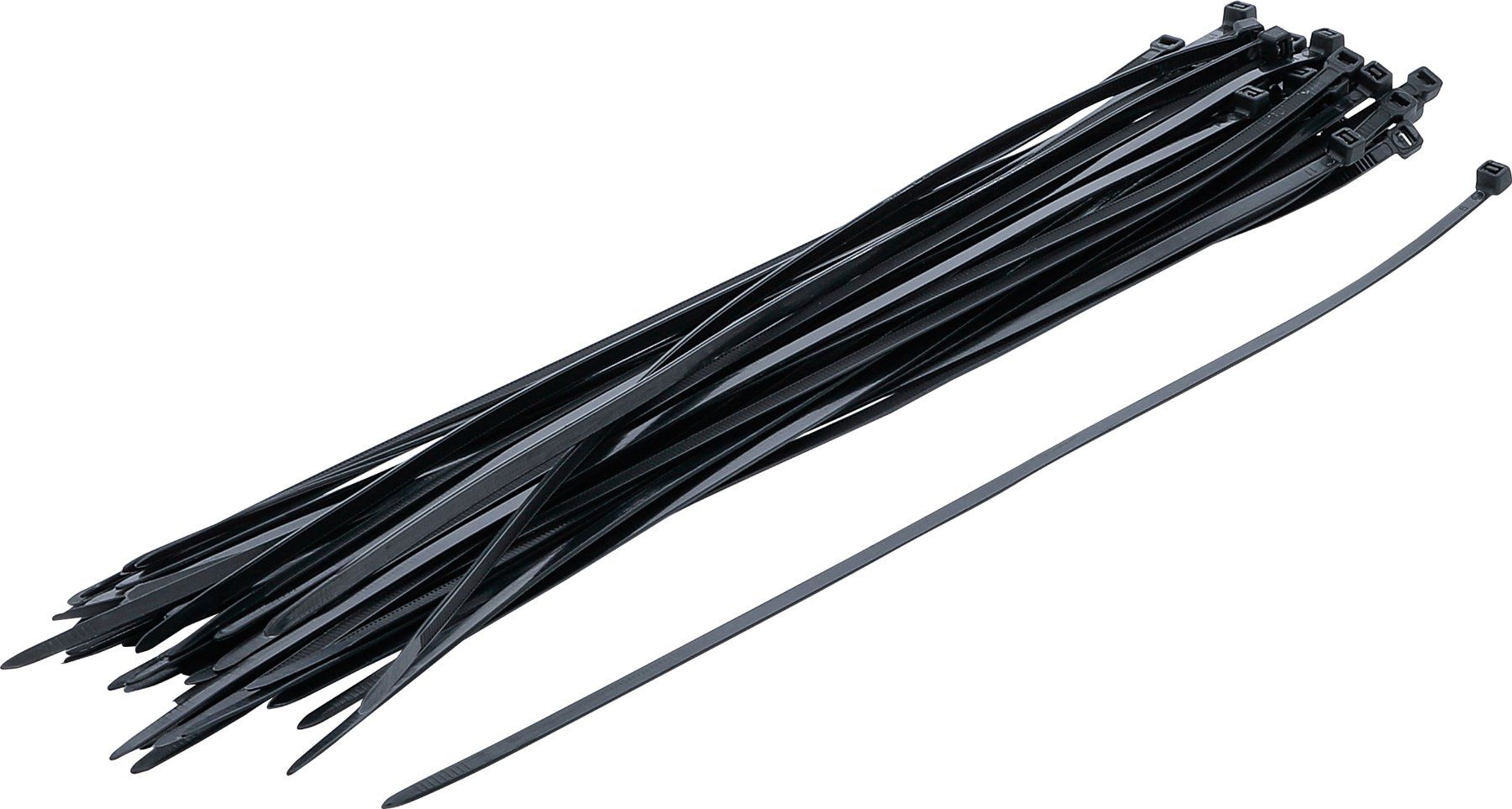 Alle Werkzeuge: Kabelbinder-Sortiment, schwarz, 4,8 x 280 mm, 100-tlg. – Neu und originalverpackt aus Dietikon von KFZ-Spezialwerkzeuge