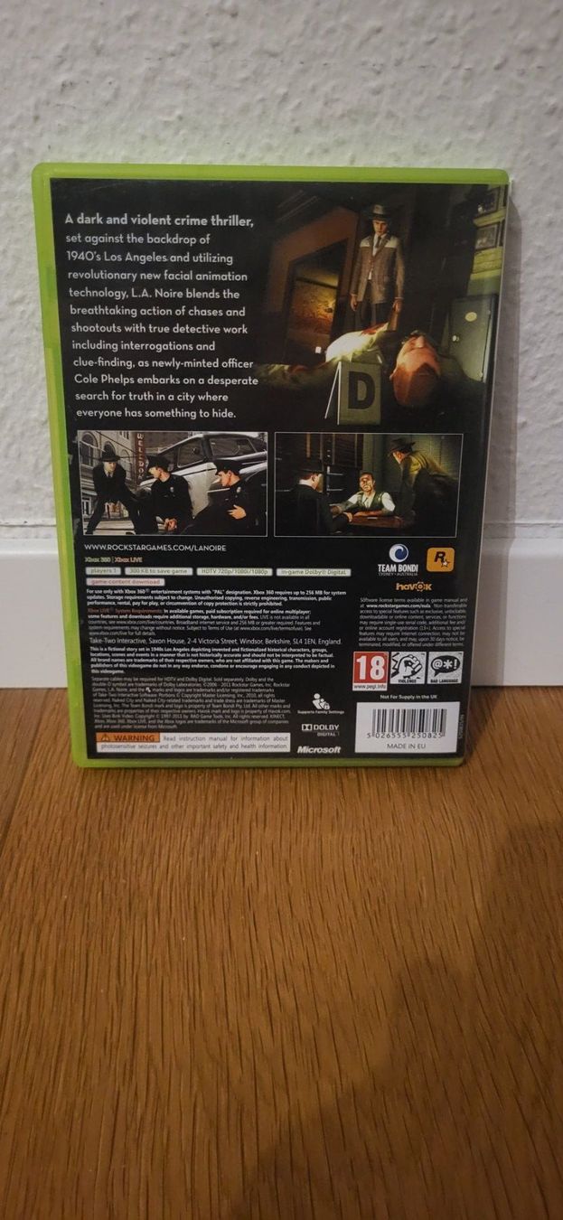 Microsoft Giochi: Xbox 360 - L. A. Noire – Usato da Münsingen venduto da Heroism2010 1