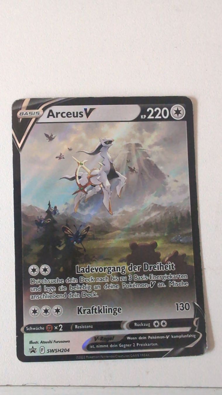 Pokémon Carte collezionabili: Arceus V Pokémon Karte – Usato da Bolligen venduto da chr_t85t