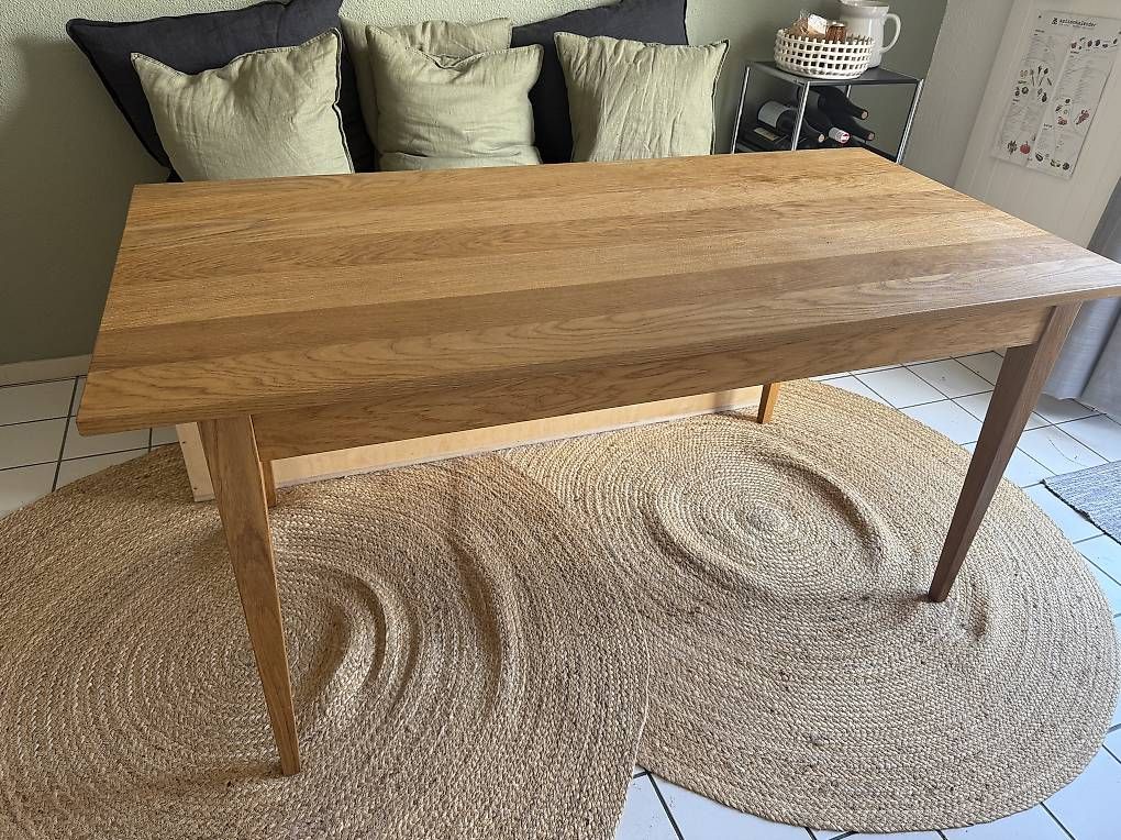 Tables: Eichenholz Esstisch 160x80cm – D'occasion à Zürich par simw92 3
