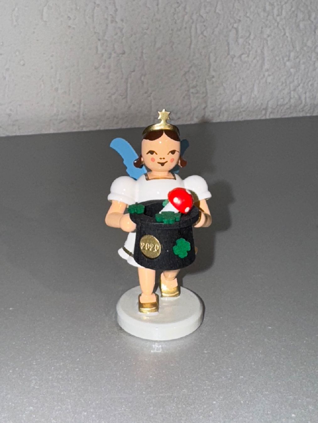 Tutte le decorazioni: Blank Engel, Handarbeit, Holz, Glücksbringer, Schutzengel – Nuovo e nell'imballaggio originale da Grosswangen venduto da Second_hand_paradise 4