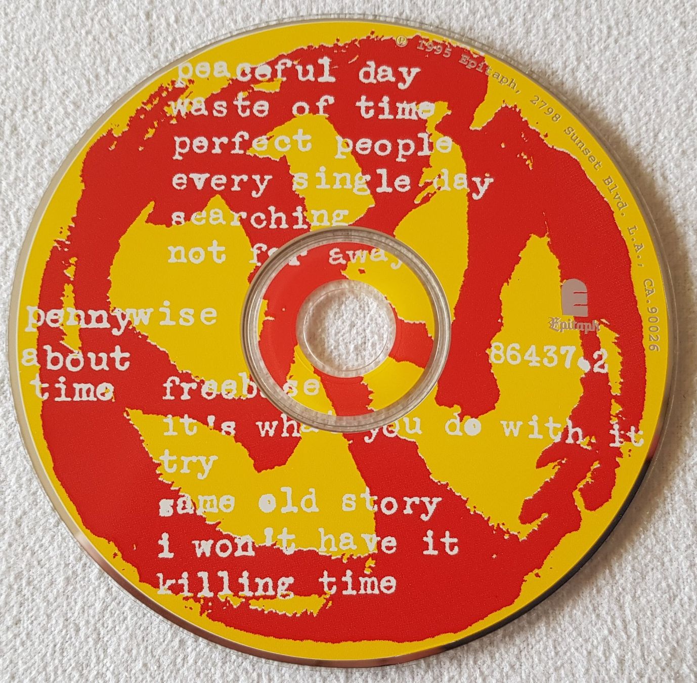 CD: Pennywise – About Time - CD - 1995 - US First Press – Usato da Uster venduto da Zardodel 2