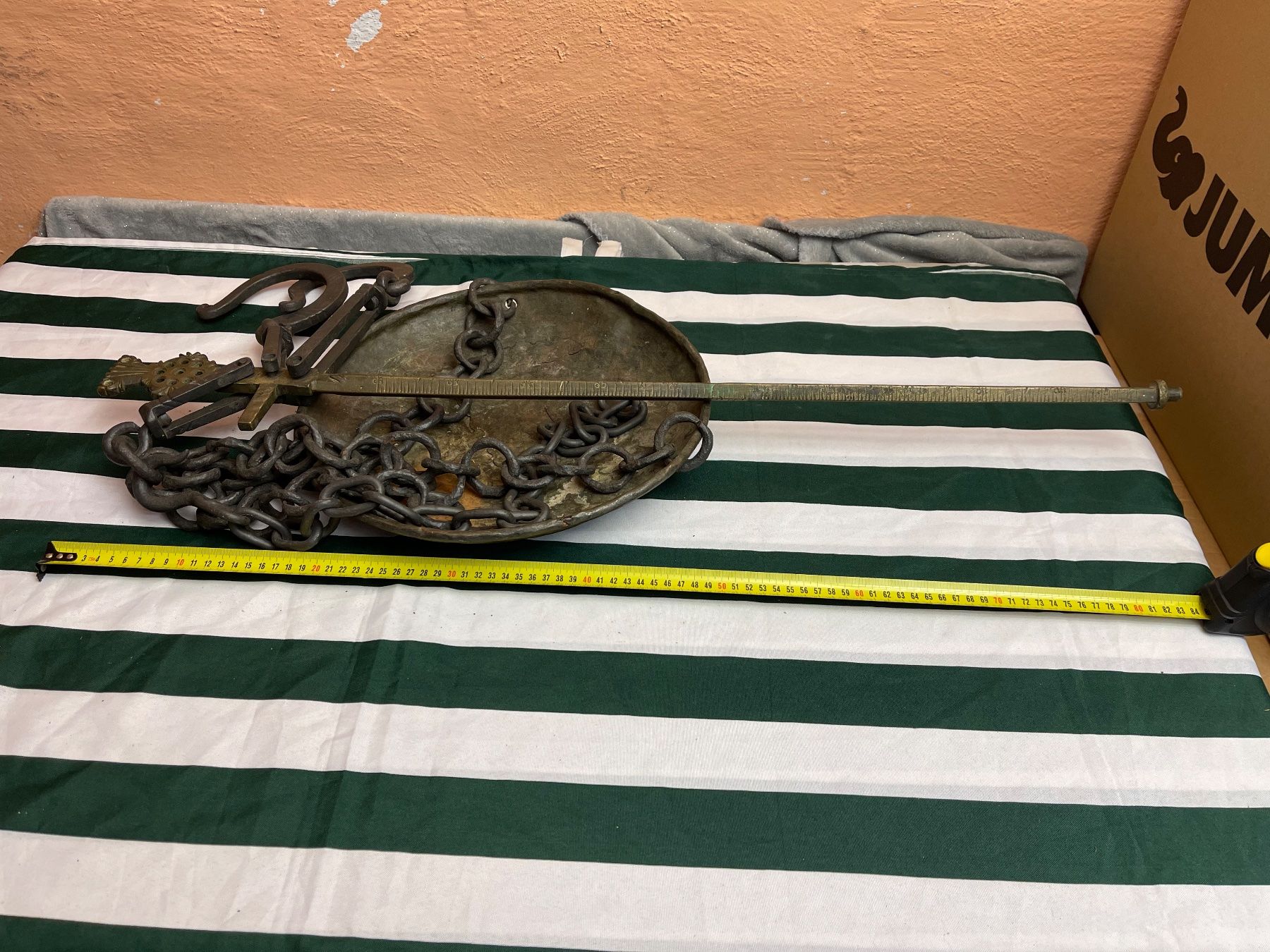 Bilance e pesi: Antike Balkenwaage Hänge Waage – Usato da dietikon venduto da fernando011 3