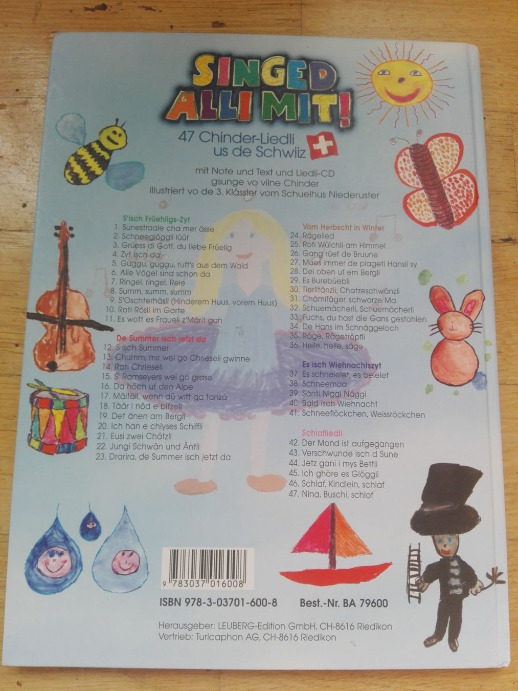 Libri: Singed alli mit! (47 Schweizer Kinderlieder - Buch) >ohne CD – Usato da St.Galllen venduto da elkaphone 9