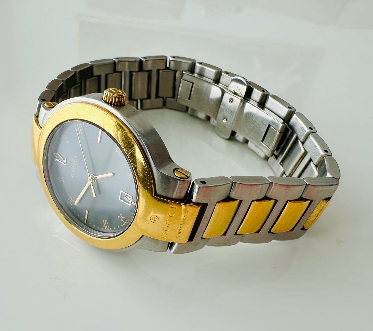 Gucci Orologi: GUCCI Quartz Bicolore 35 mm 100% originale - FULL SET – Usato da Conthey venduto da advisia 3