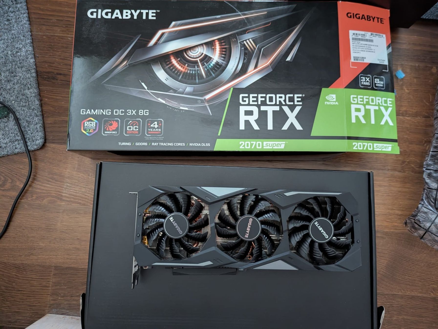 Nvidia Grafikkarten: Gigabyte GeForce RTX 2070S Gaming OC – Gebraucht aus Oberwil b. Zug von Sineto