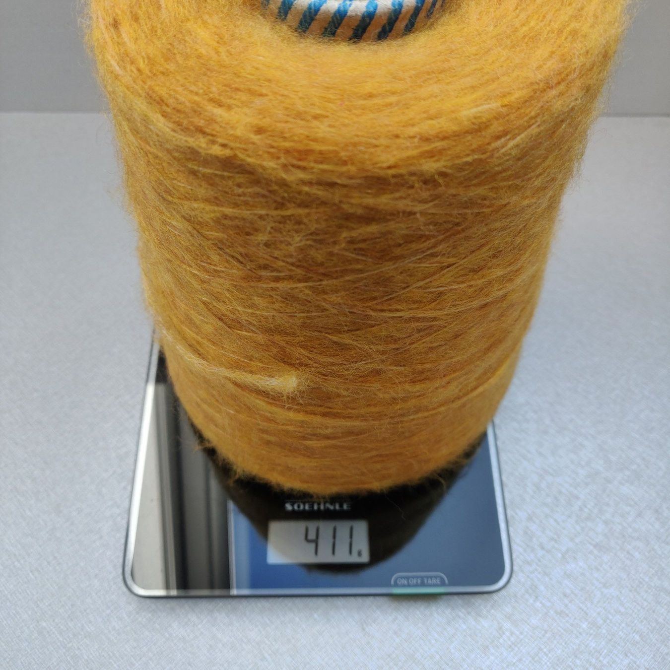 Wolle: Merino von  E. Miroglio, Charming flauschig 370g okra – Neu (gemäss Beschreibung) aus Lufingen von Rosenquarz7 9