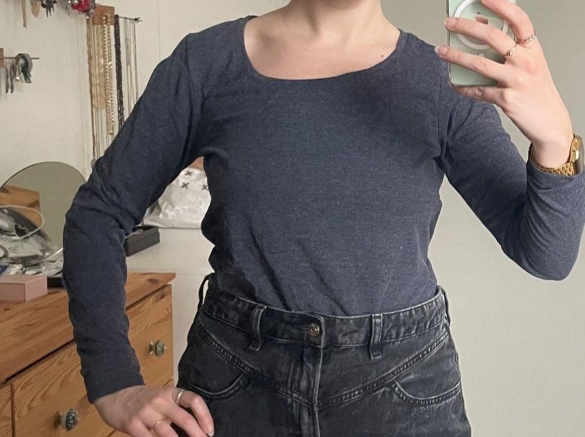 La Redoute Maglioni & Felpe: Pullover, Top mit langen Ärmeln Gr. 36/38 | Pull gris coton – Usato da Zürich venduto da AnnaSa