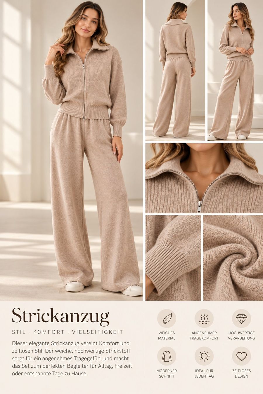 Completi & Tailleur: Strickanzug – Nuovo (secondo la descrizione) da Zollikon venduto da lar_hpk2