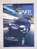 Citroen Saxo Black - Schweizer Prospekt 11.99 - P1569