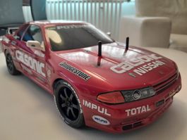TAMIYA 1/10 NISSAN GTR R32 AUF TA-01 CHASSIS GETUNT
