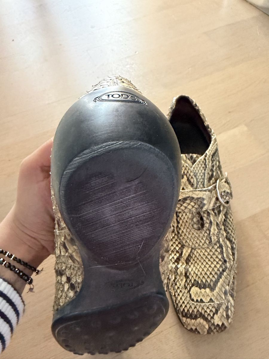Tod'S Scarpe da donna: TOD’S Loafer Gr. 40 Pythonleder – Usato da Müllheim Dorf venduto da MelsFashion 1