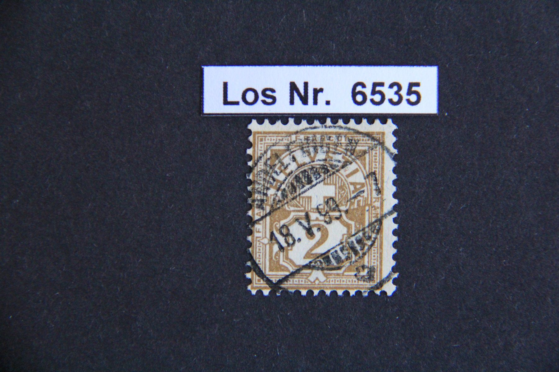 Alle Briefmarken: CH 1882 sauberer Vollstempel                        Los 6535 – Gebraucht aus Volken von jukon65