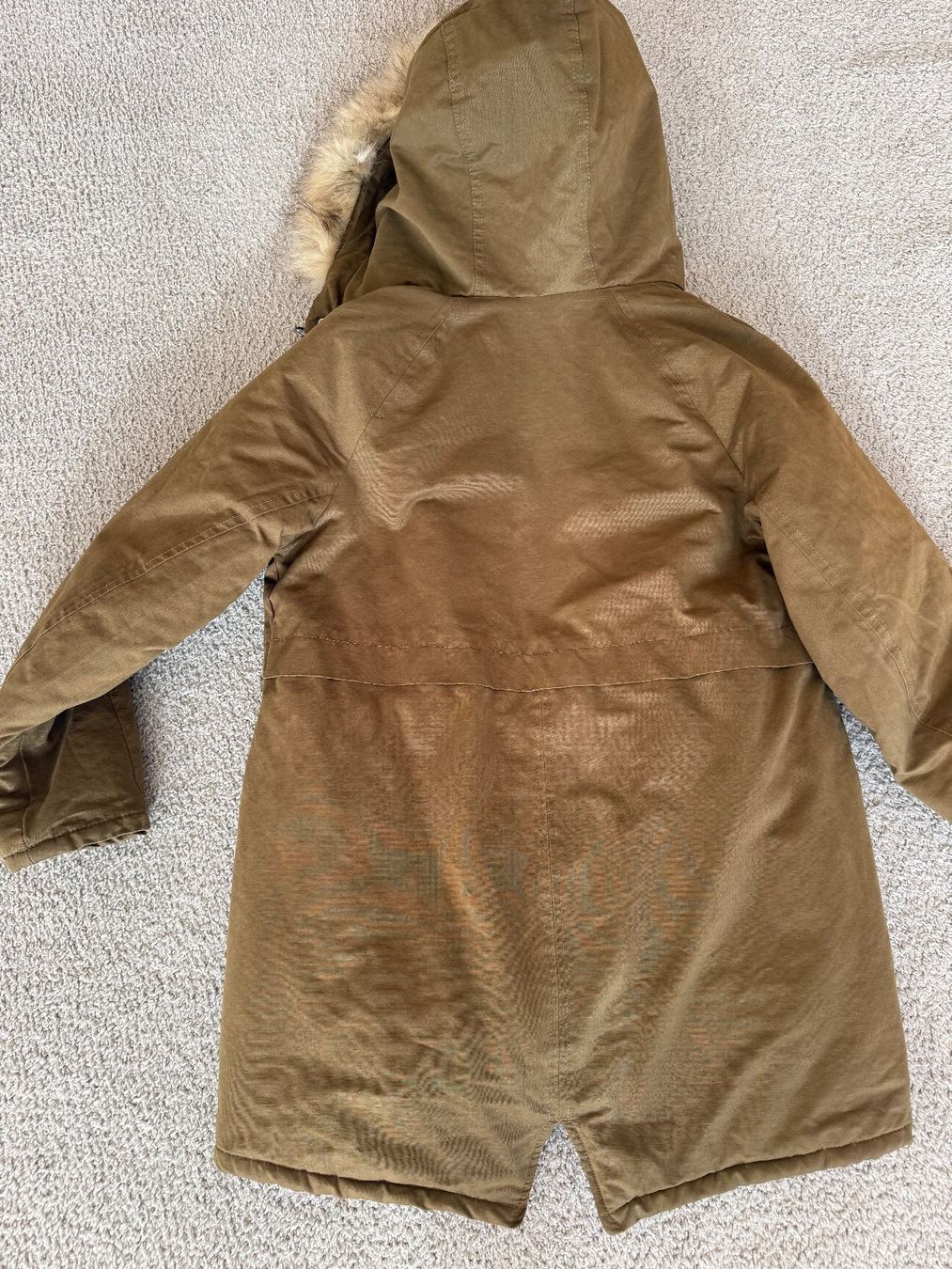 Zara Giacche & Cappotti: Winterjacke Zara Gr. 152, dunkles braungrün – Usato da Rapperswil SG venduto da cw30042006 3