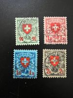 CH 1924 163-166 Wappenmuster  super gest.  (4723)
