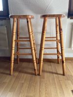 2 Barhocker Massivholz