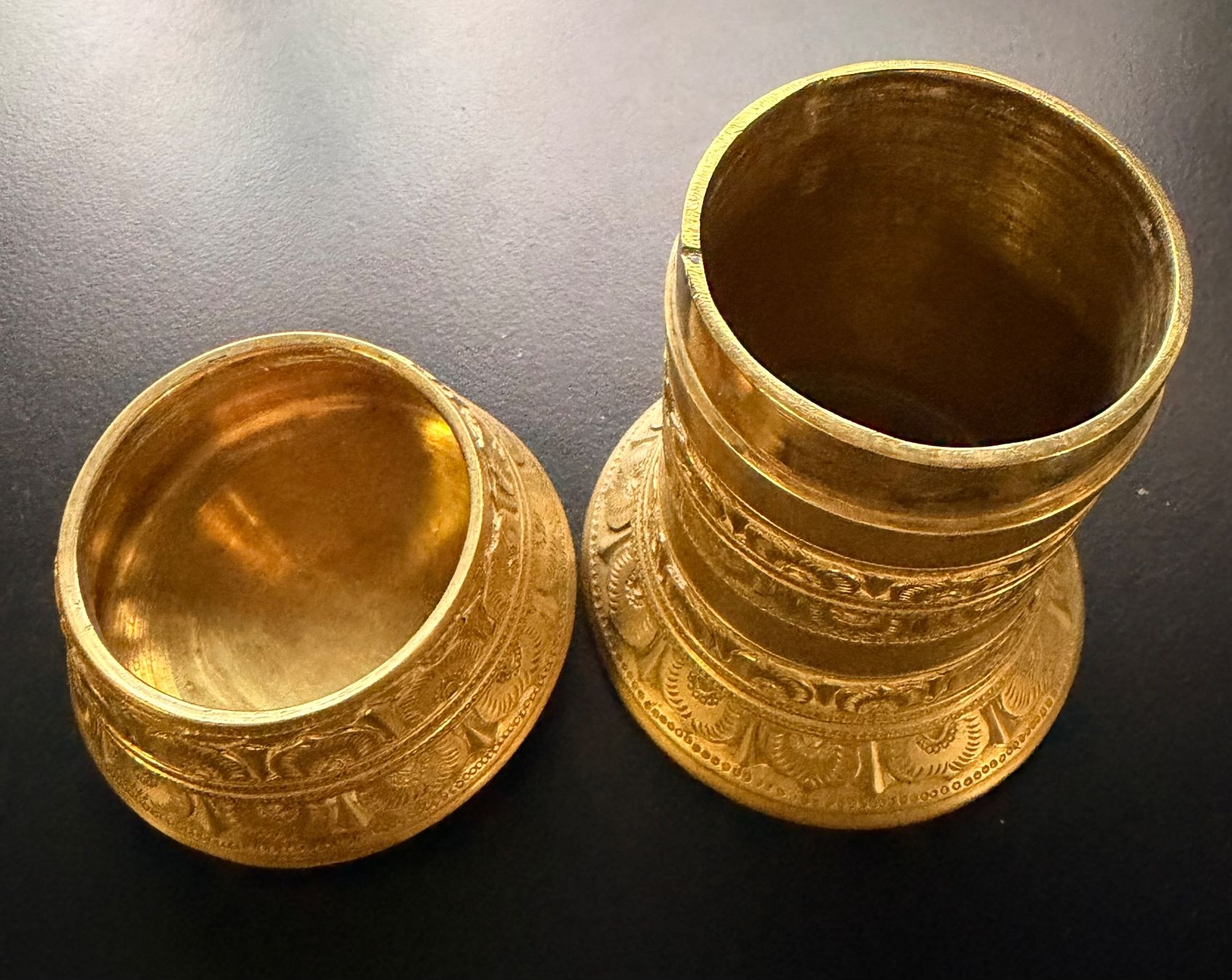 Contenitori & Simili: Vintage Dose / Schmuckdose aus Messing mit Deckel – Usato da Münchenstein venduto da tsp01 2