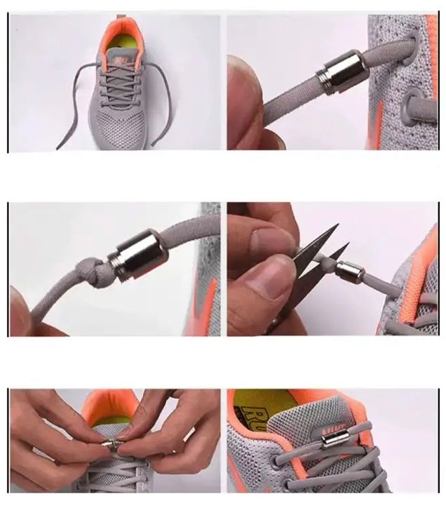 Scarpe da uomo: Elastischer Schnürsenkel mit Schnellverschluss Rosa – Nuovo e nell'imballaggio originale da Kölliken venduto da Djilazro 1