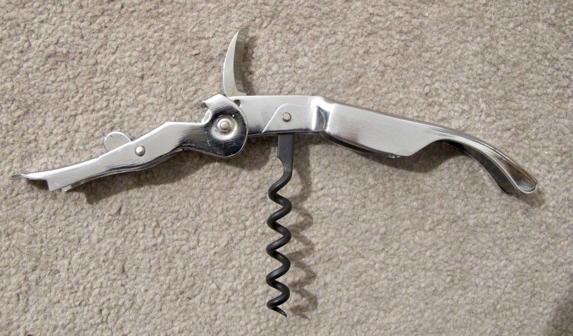 Flaschenöffner & -verschlüsse: Korkenzieher Kellner Messer Flaschen Öffner PULLTEX Chrom – Gebraucht aus Wil ZH von Arbolero 2