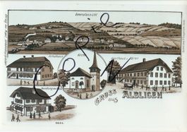 Gruss aus Albigen - (um 1900)